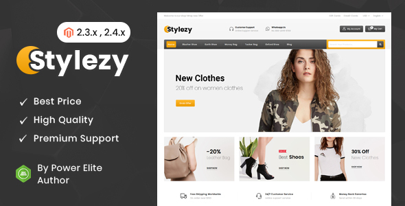 Stylezy – Responsive Magento 2 Theme