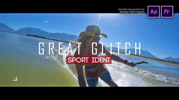 Sport Ident Glitch Slideshow