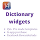 iOS 14 - Dictionary widget - CodeCanyon Item for Sale