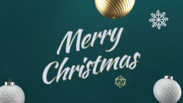 Elegant 3D Christmas Intro