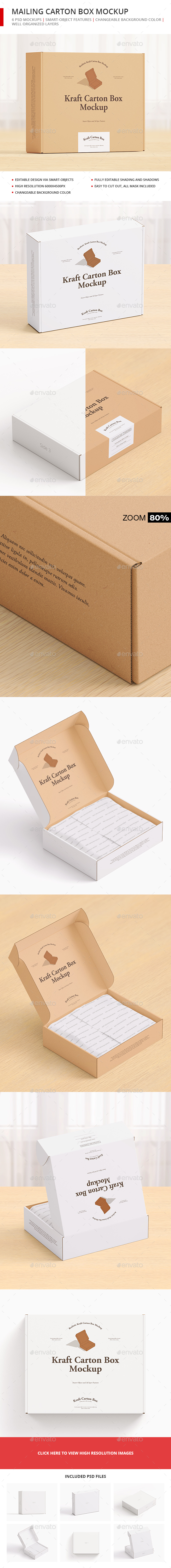 Packaging Mockups From Graphicriver