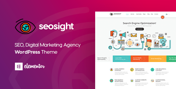 Seosight - Digital Marketing Agency WordPress Theme