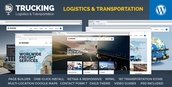 Transport samochodowy - transport i logistyka WordPress