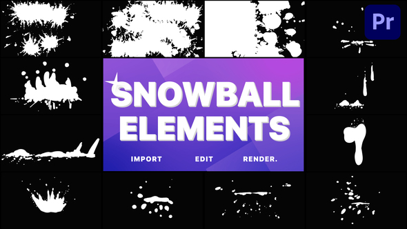 Snowball Elements | Premiere Pro MOGRT
