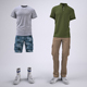 Cargo Shorts and Cargo Pants Mock-Up - GraphicRiver Item for Sale
