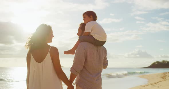 The feeling of a warm sea breeze and family love