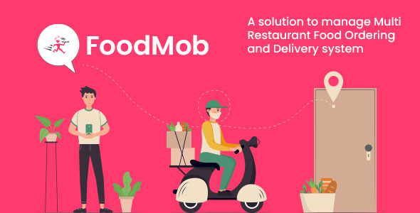 FoodMob - An Online Multi Restaurant Food Ordering and Delivery System with Contactless QR Code Menu