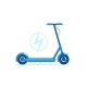 Push Scooter. Eco Transport Future. Battery - GraphicRiver Item for Sale