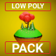 Forest Scene Low Poly Pack Trees - 3DOcean Item for Sale