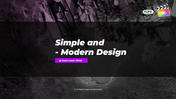 Corporate and Minimal Lower Thirds For FCPX alt