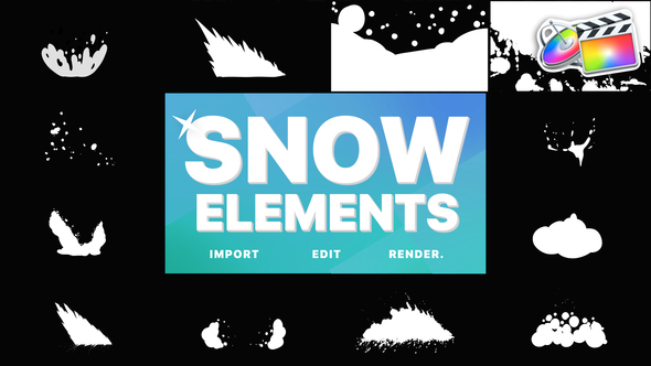 Snowy Elements | FCPX