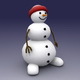 Snowman character - 3DOcean Item for Sale
