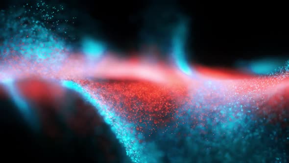 Abstract Particle Fluid Movement
