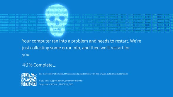 Blue Screen Of Death Loop