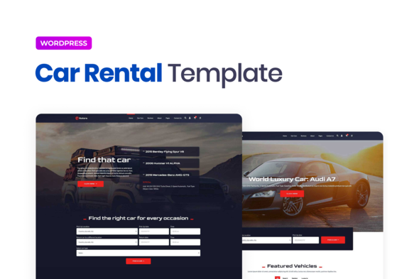 Rotors – Car Rental Elementor Template Kit