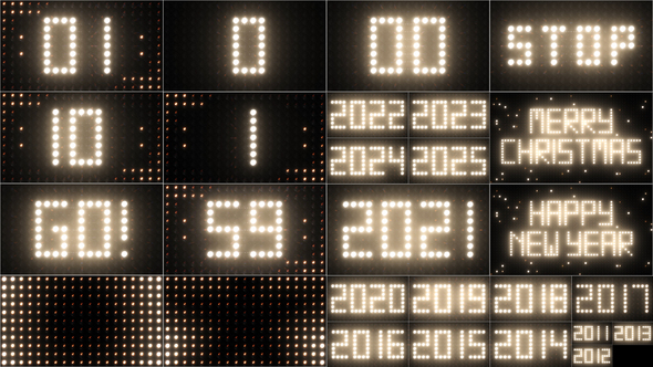 2025 Counter Countdown Lights