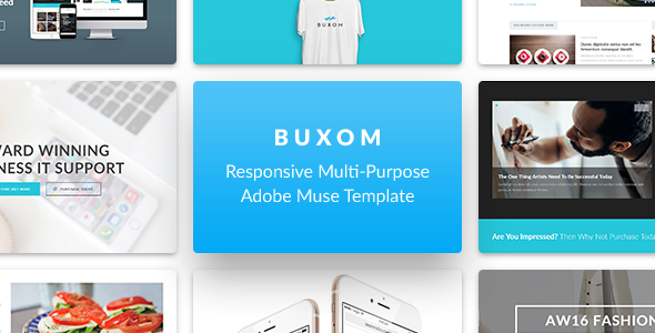 Buxom - Responsive Multi-Purpose Muse Szablon