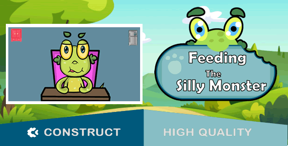 Feeding The Silly Monster - Html5 Game (Capx)