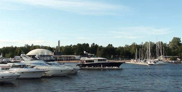 Yachts Club In Movement