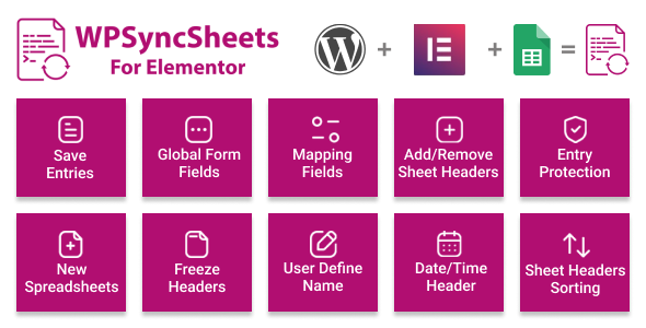 Elementor Pro Form Google Spreadsheet Addon