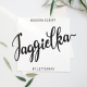 Jaggielka - Modern Script Font - GraphicRiver Item for Sale