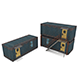 Cabin Containers - Blue - 3DOcean Item for Sale