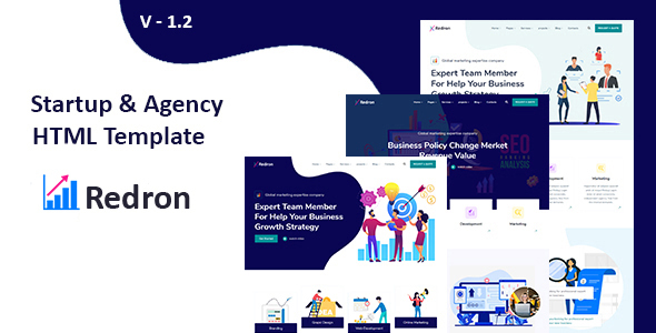 Redron - Startup &  Agency HTML template