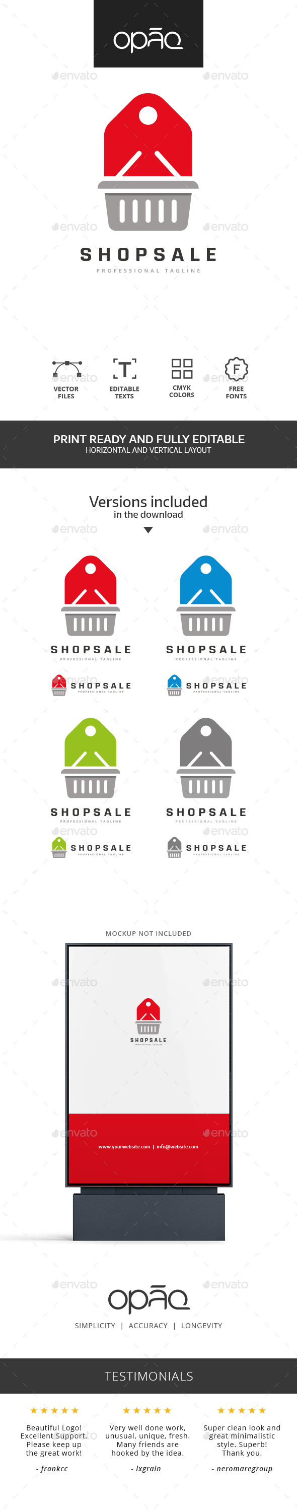 Shop Sale Deal Logo