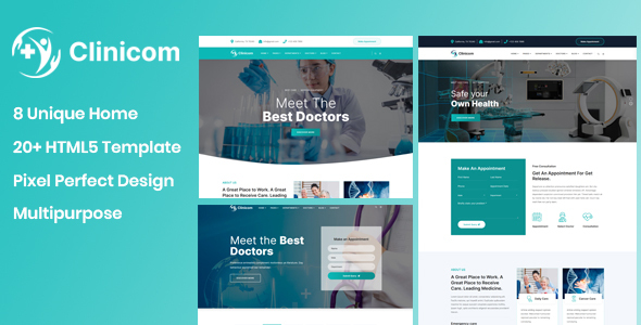 Clinicom - Medical & Health Template