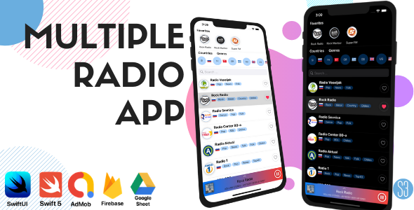 iOS SwiftUI Radio App (Radio Station, Online FM Radio, iOS 14)