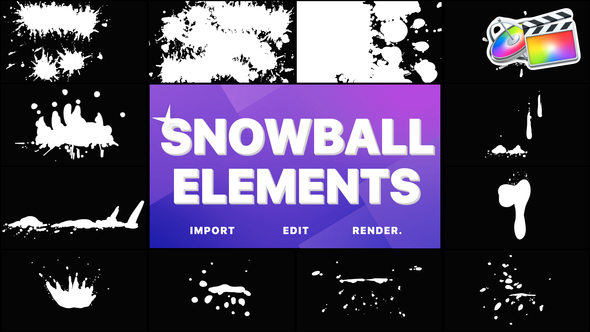 Snowball Elements | FCPX alt
