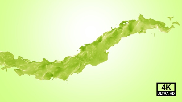 Kiwi Fruit Juice Flow 4K alt