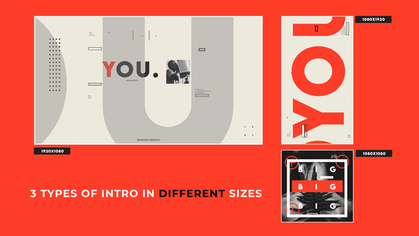 Clean Visual Typographic Intro