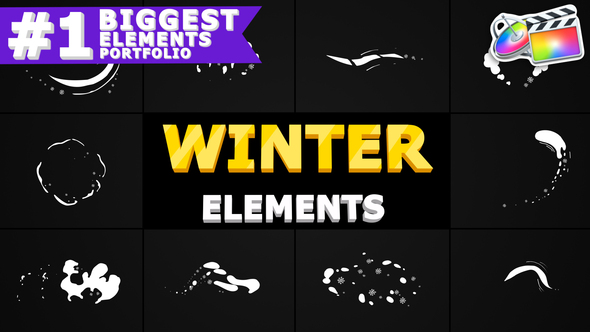Winter Elements Pack | FCPX alt