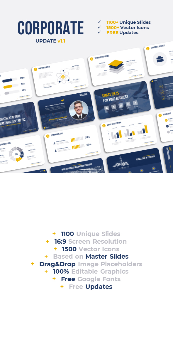 Corporate - Premium PowerPoint Template for Business