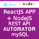 NodeJS REST API + ReactJS Admin Panel Generator from MySQL + JWT + Postman Json - CodeCanyon Item for Sale