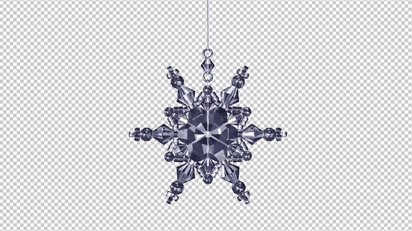 Brilliant Snowflake - Spinning Loop