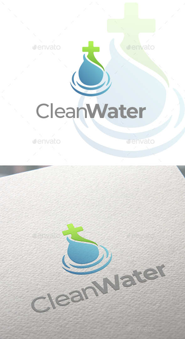 Clean Water Logo Design