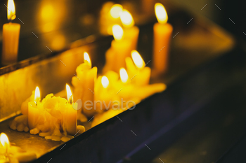 Candles In Church. Candle Light Flame / Photodune, Misc
