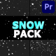 Cartoon Snowflakes Pack | Premiere Pro MOGRT - VideoHive Item for Sale