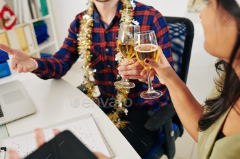 e after finishing work on annual report