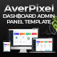 AverPixel Admin Panel Template - GraphicRiver Item for Sale