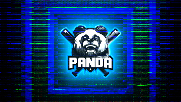 Fast Glitch Logo Reveal alt