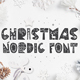 Christmas Nordic Font - GraphicRiver Item for Sale