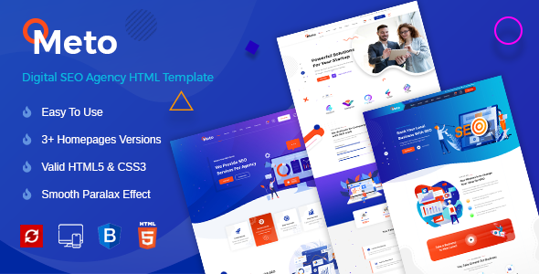 Meto | Digital Marketing Template