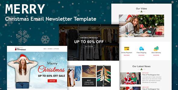 Merry - Christmas Email Newsletter Template