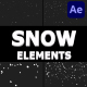 Cartoon Snowflakes Pack | After Effects - VideoHive Item for Sale