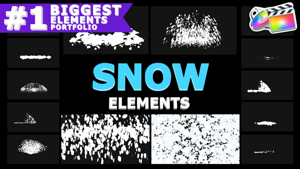 Cartoon Snowflakes | FCPX alt