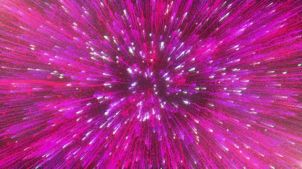 Colorful Fireworks Particles V33