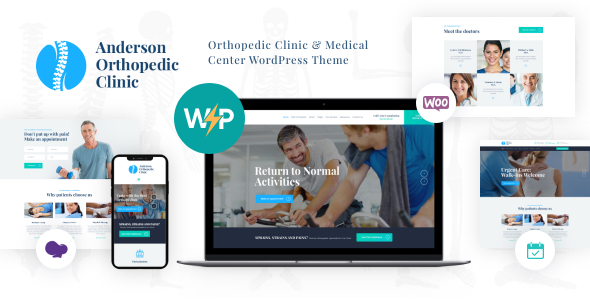 Anderson | Orthopedic Clinic & Medical Center WordPress Theme